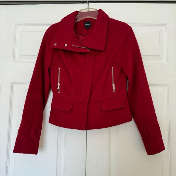 Express Red Coat Size XS - Picture 1 of 3